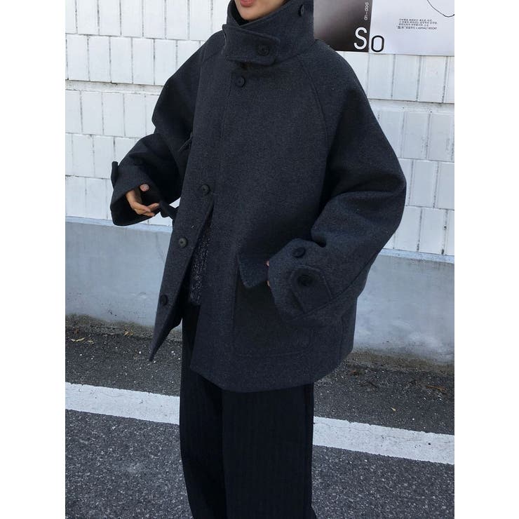 グレー | スタンドカラーメルトンジャケット | Ulysses