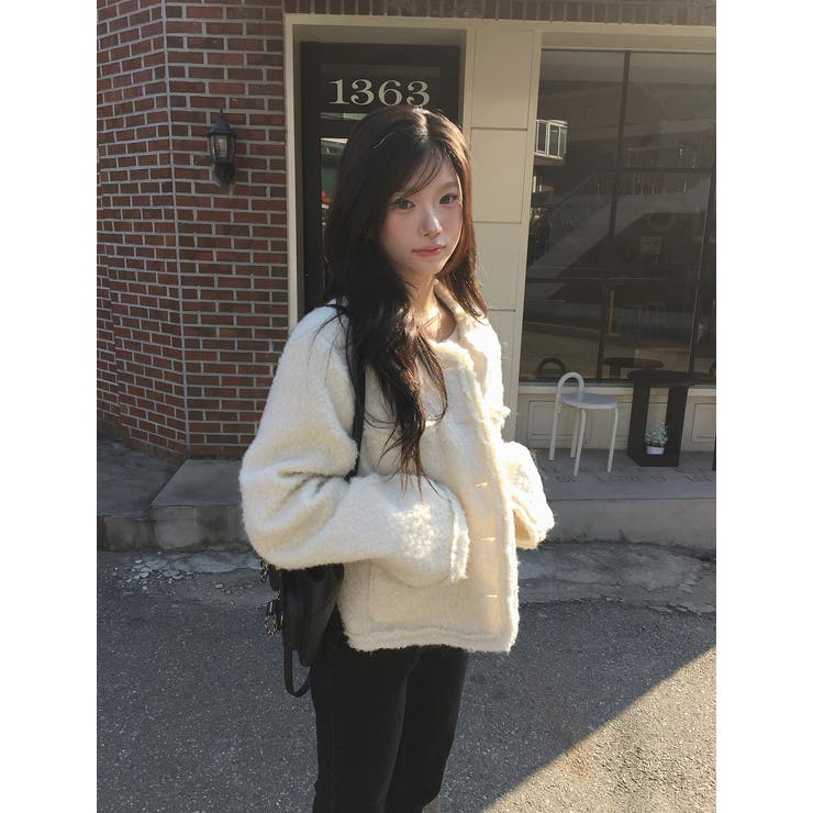 ショートクルーネックシングルブレストジャケット | Ulysses | 詳細画像4 