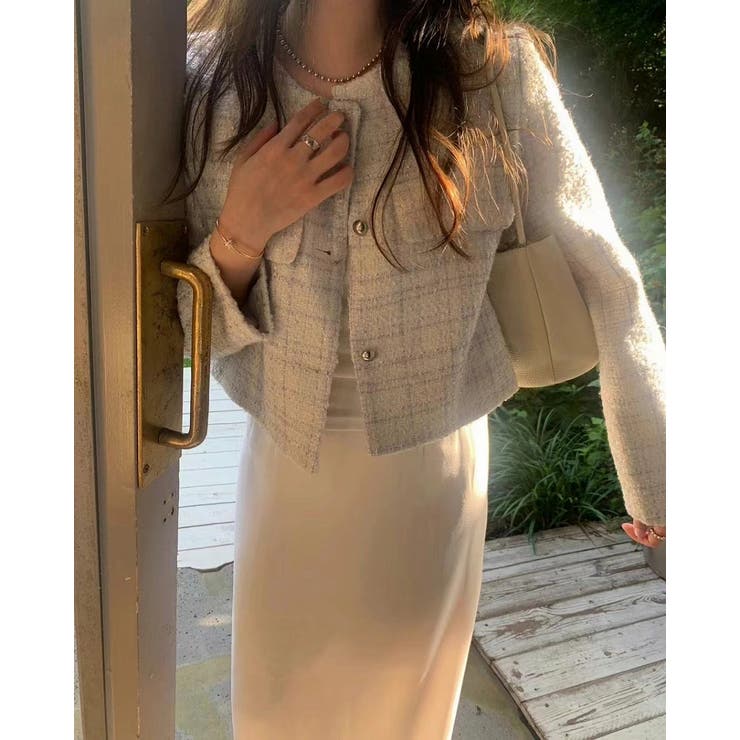 ショートクルーネックシングルブレストジャケット | Ulysses | 詳細画像2 