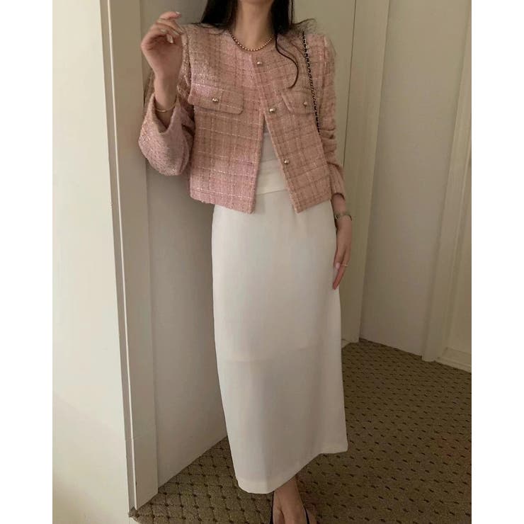 ショートクルーネックシングルブレストジャケット | Ulysses | 詳細画像5 