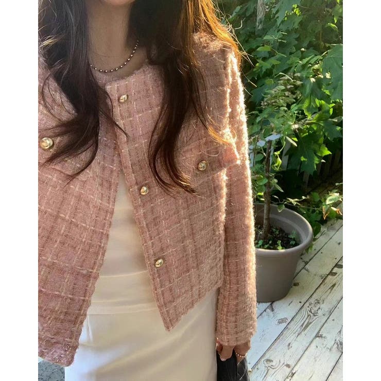 ショートクルーネックシングルブレストジャケット | Ulysses | 詳細画像6 