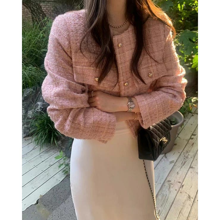 ショートクルーネックシングルブレストジャケット | Ulysses | 詳細画像7 