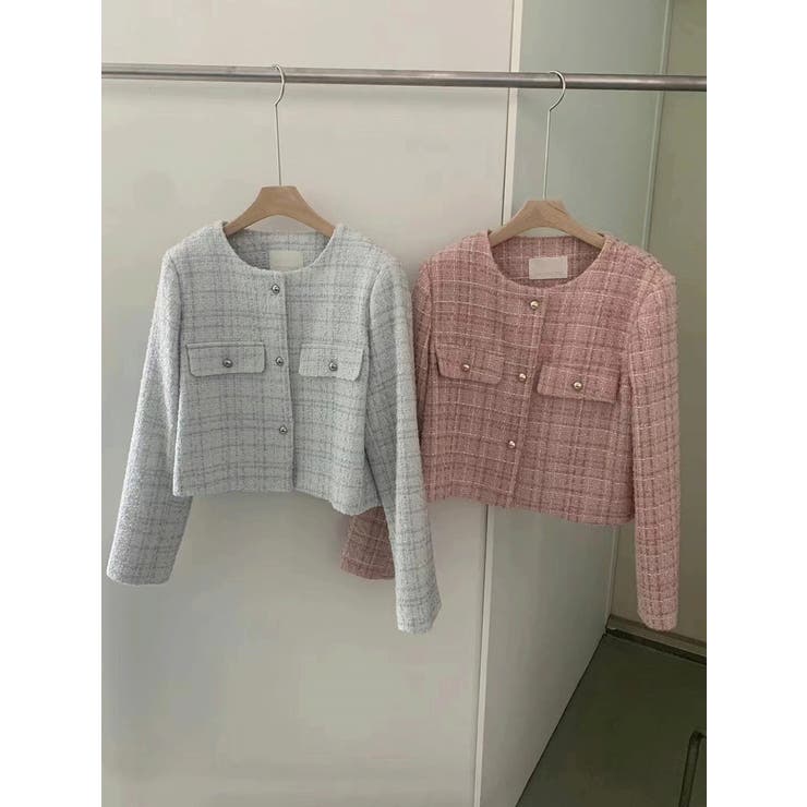 ショートクルーネックシングルブレストジャケット | Ulysses | 詳細画像8 