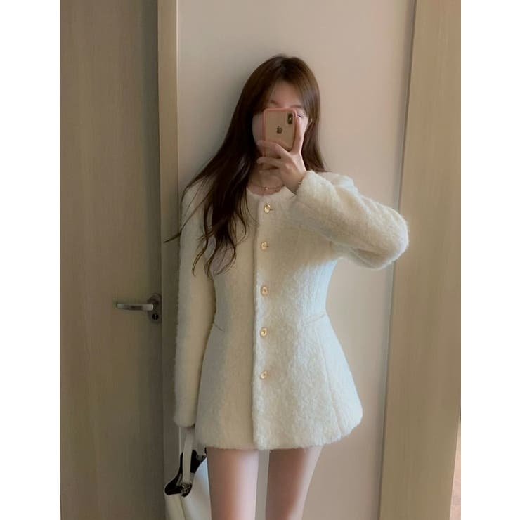 クルーネックシングルブレストジャケット | Ulysses | 詳細画像3 