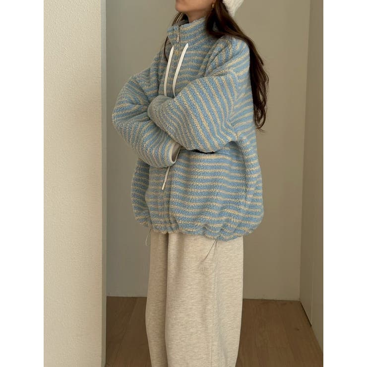 ボアボーダージップ付きジャケット | Ulysses | 詳細画像3 