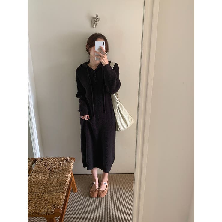 ニットフード付きワンピース | Ulysses | 詳細画像10 