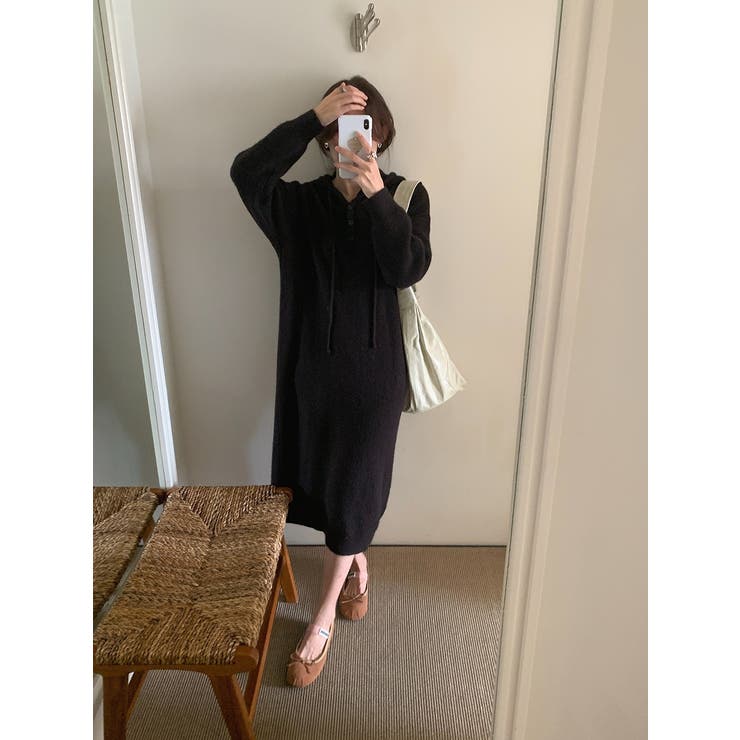ニットフード付きワンピース | Ulysses | 詳細画像11 