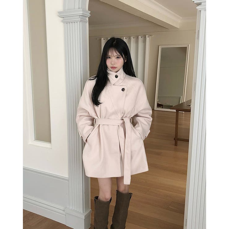 リボンスタンドカラーメルトンジャケット | Ulysses | 詳細画像2 