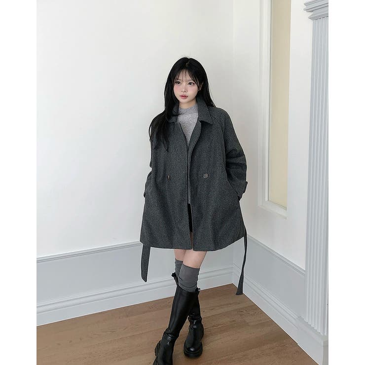 リボンスタンドカラーメルトンジャケット | Ulysses | 詳細画像8 