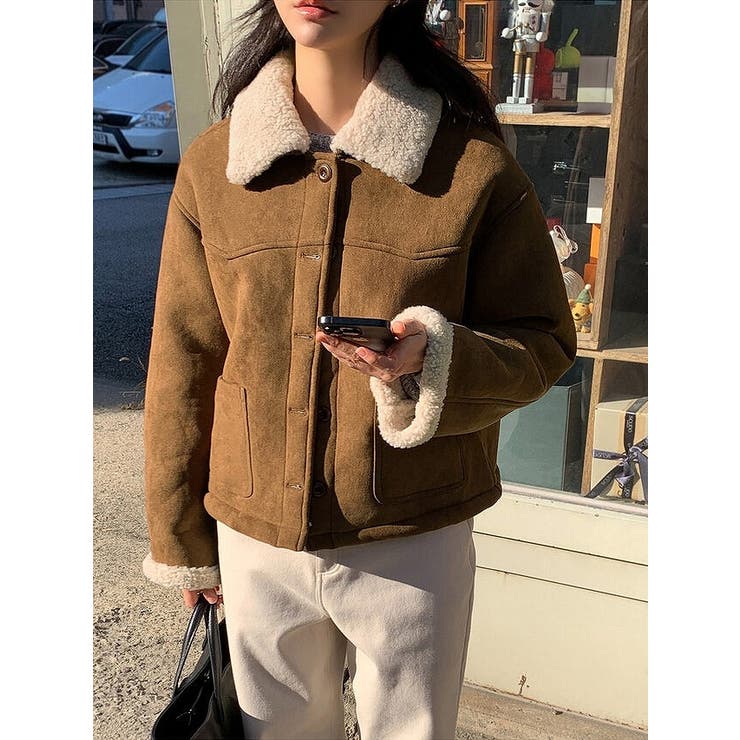 ブラウン | フェイクムートンジャケット | Ulysses