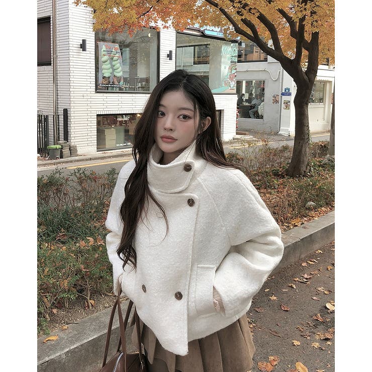 スタンドカラーダブルブレストショートジャケット | Ulysses | 詳細画像1 