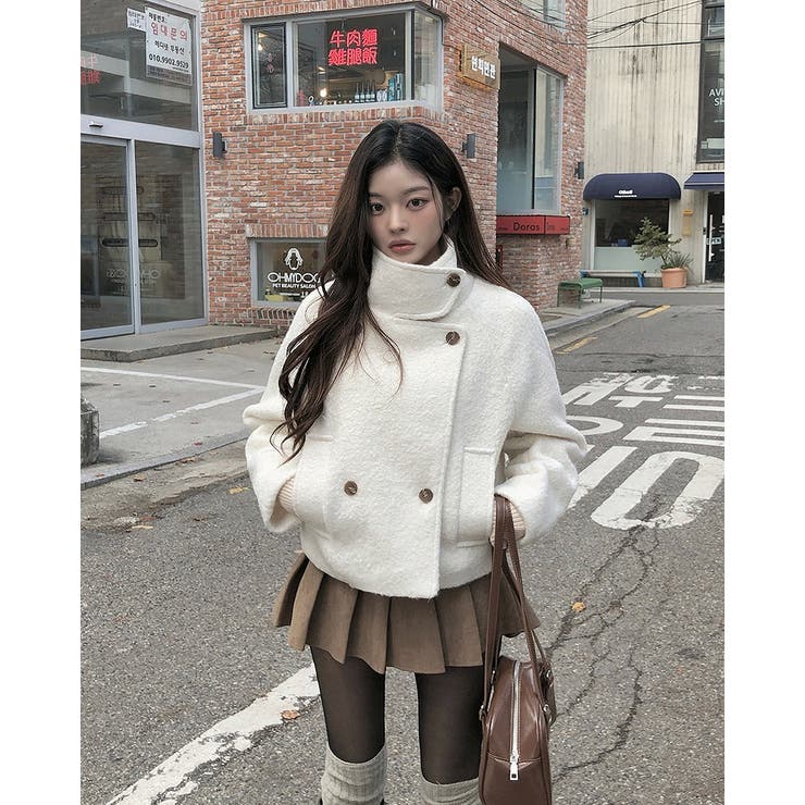 スタンドカラーダブルブレストショートジャケット | Ulysses | 詳細画像2 