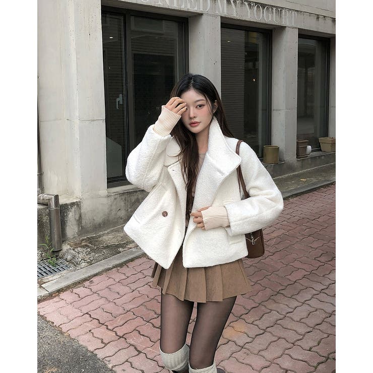 スタンドカラーダブルブレストショートジャケット | Ulysses | 詳細画像3 