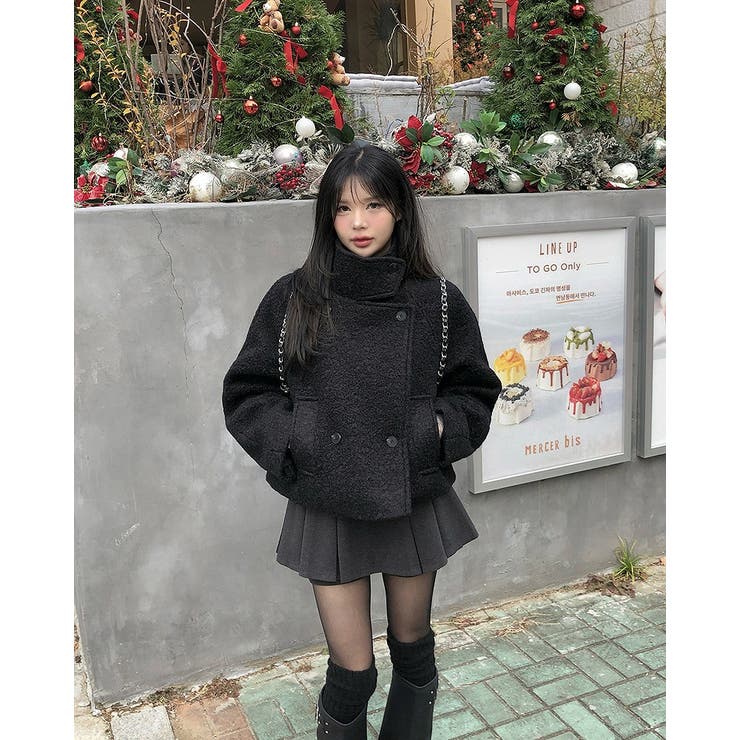 スタンドカラーダブルブレストショートジャケット | Ulysses | 詳細画像5 