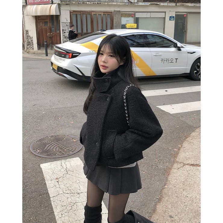 スタンドカラーダブルブレストショートジャケット | Ulysses | 詳細画像6 