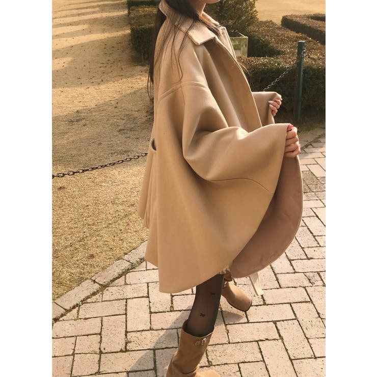 リボンメルトンポンチョジャケット | Ulysses | 詳細画像2 