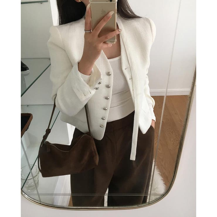 ショートVネックシングルブレストジャケット | Ulysses | 詳細画像1 