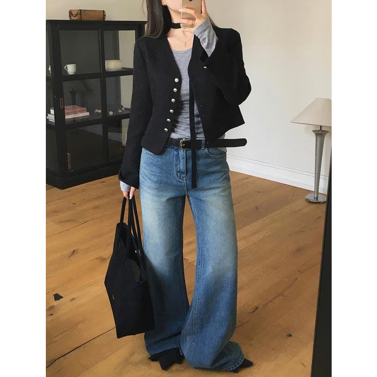 ショートVネックシングルブレストジャケット | Ulysses | 詳細画像7 