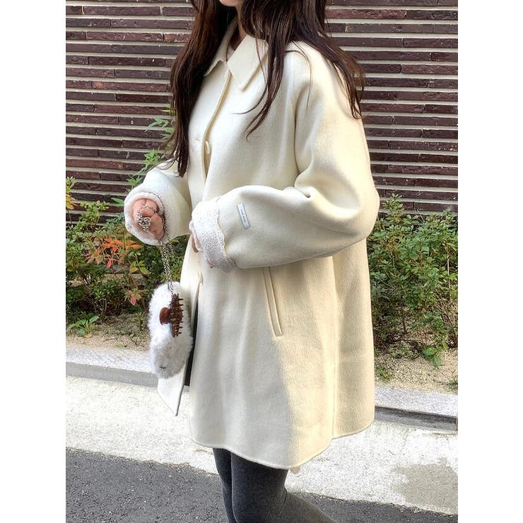 襟付きシングルブレストメルトンジャケット | Ulysses | 詳細画像8 