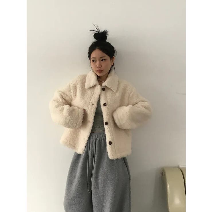 ライトベージュ | 襟付きシングルブレストジャケット | Ulysses