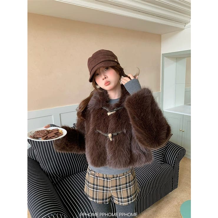 ブラウン | ショート襟付きジャケット | Ulysses