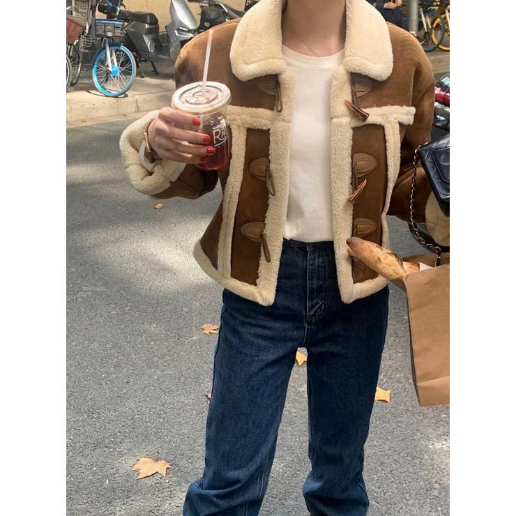 ショートフェイクムートンジャケット[品番：NTRW0012433]｜Ulysses