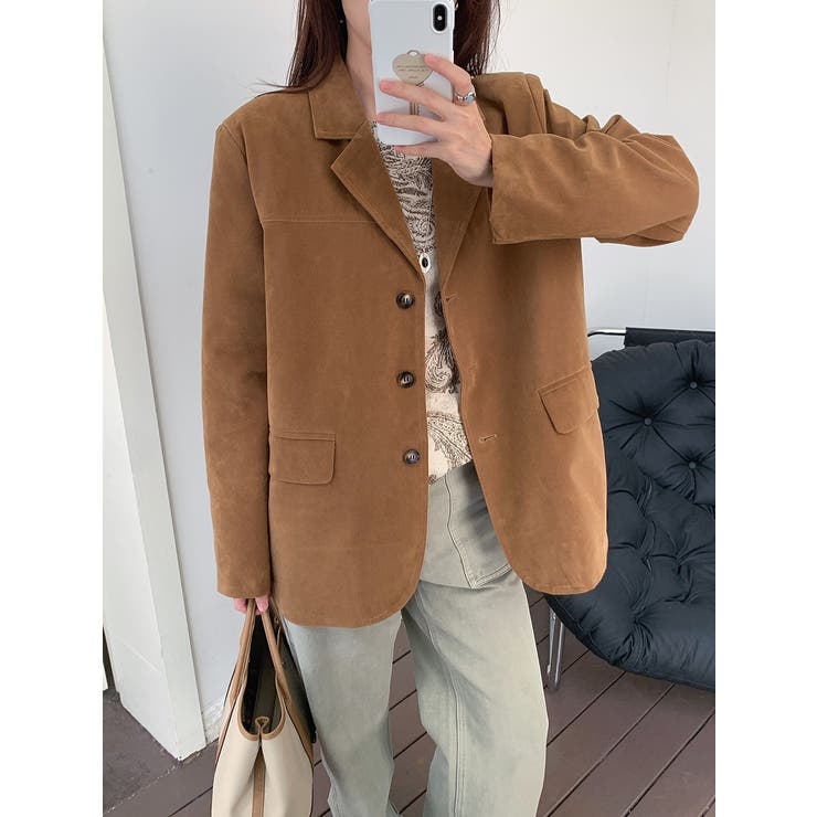 フェイクスエードスーツジャケット | Ulysses | 詳細画像4 