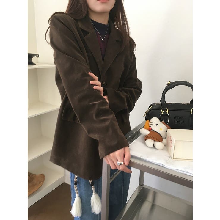 フェイクスエードスーツジャケット | Ulysses | 詳細画像6 