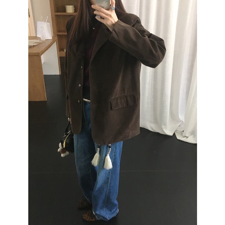 フェイクスエードスーツジャケット | Ulysses | 詳細画像8 