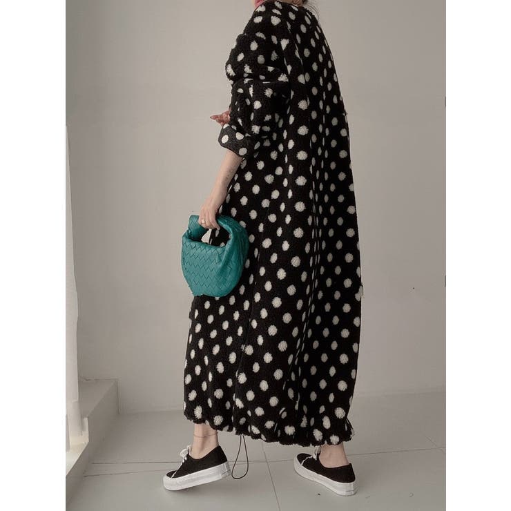 ドット柄ボアワンピース | Ulysses | 詳細画像10 