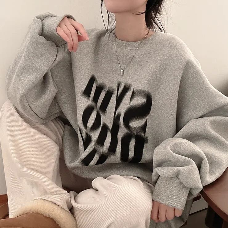 グレー | オーバーサイズロゴスウェット | Ulysses