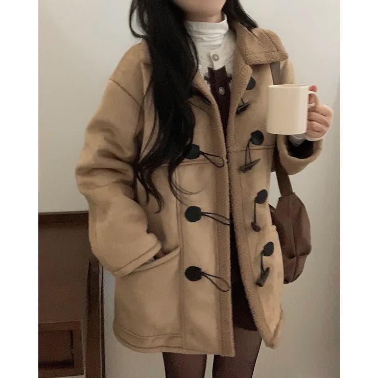 ベージュ | フェイクムートンジャケット | Ulysses