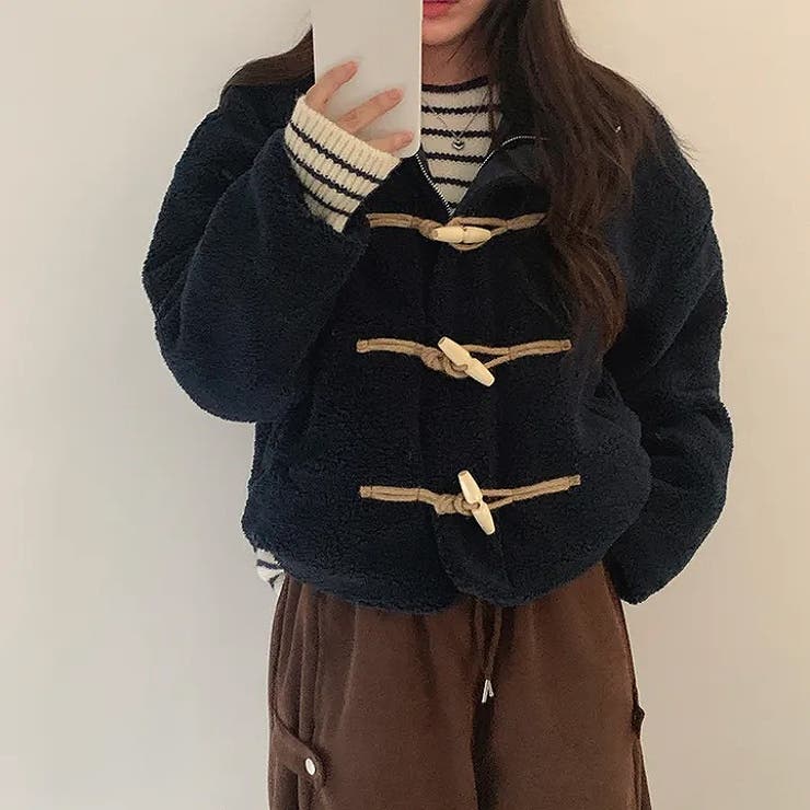 ネイビー | スタンドカラーショートジャケット | Ulysses