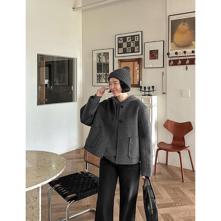 クルーネックメルトンジャケット | Ulysses | 詳細画像8 