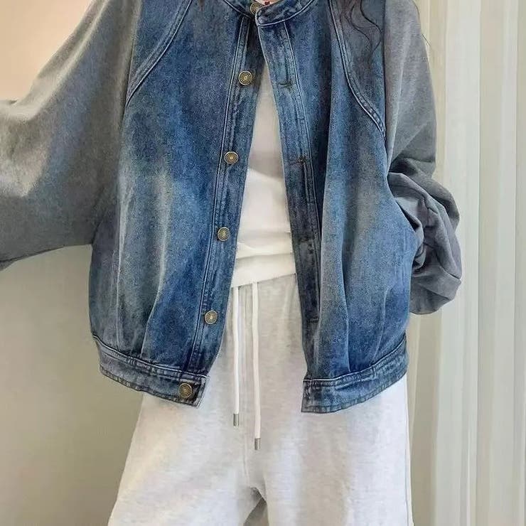 スウェット切り替えデニムジャケット | Ulysses | 詳細画像3 