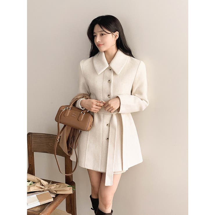 リボンシングルブレストメルトンジャケット | Ulysses | 詳細画像1 