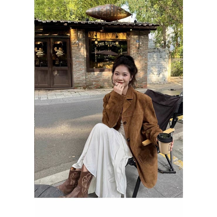 ブラウン | フェイクスエードジャケット | Ulysses