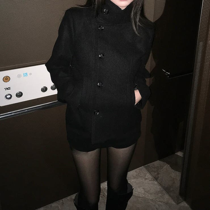 ブラック | ショートメルトンジャケット | Ulysses