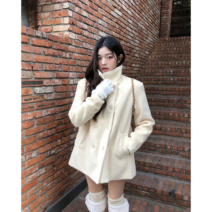 ベージュ | ダブルブレストメルトンジャケット | Ulysses