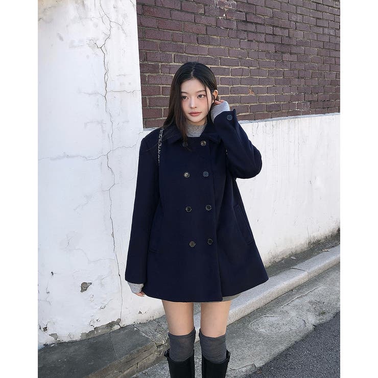 ダークブルー | ダブルブレストメルトンジャケット | Ulysses