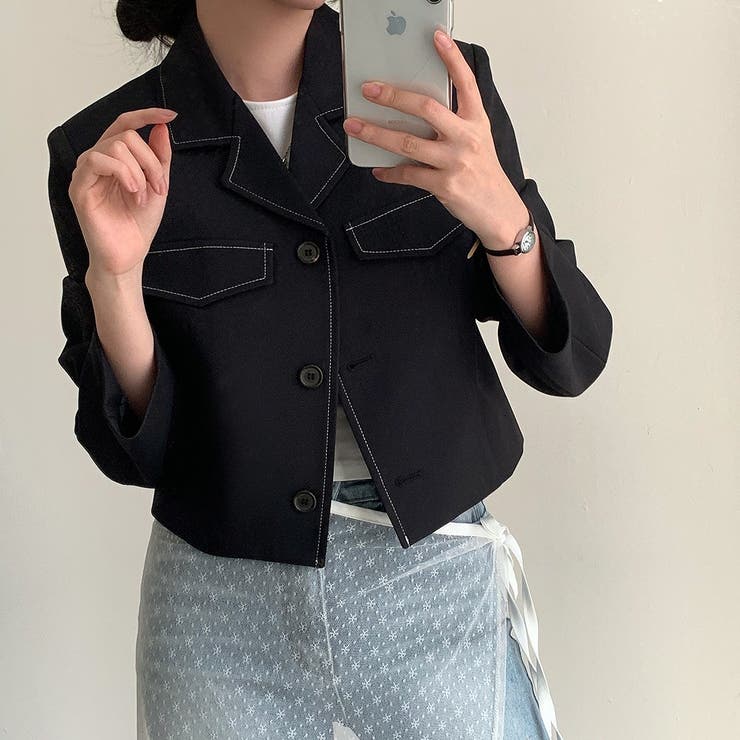 ショートシングルブレストジャケット | Ulysses | 詳細画像8 