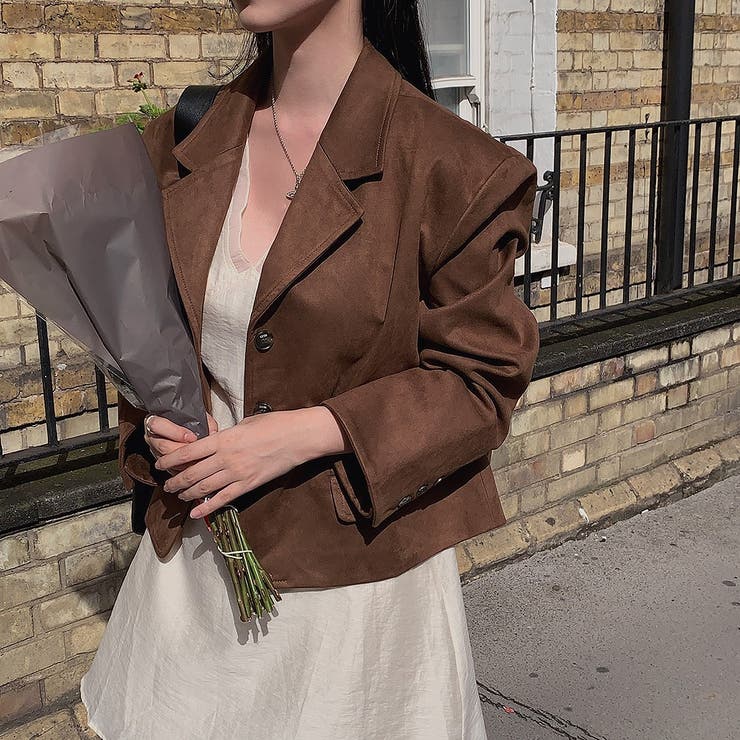 キャメル | ショートシングルブレストジャケット | Ulysses