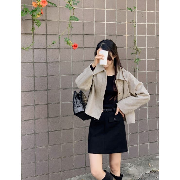 襟付きシングルブレストメルトンジャケット | Ulysses | 詳細画像2 