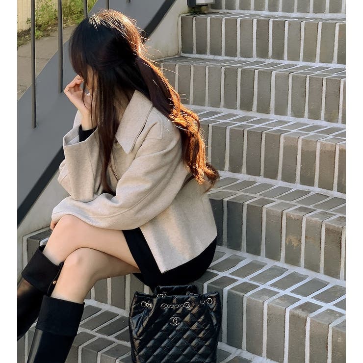 襟付きシングルブレストメルトンジャケット | Ulysses | 詳細画像6 