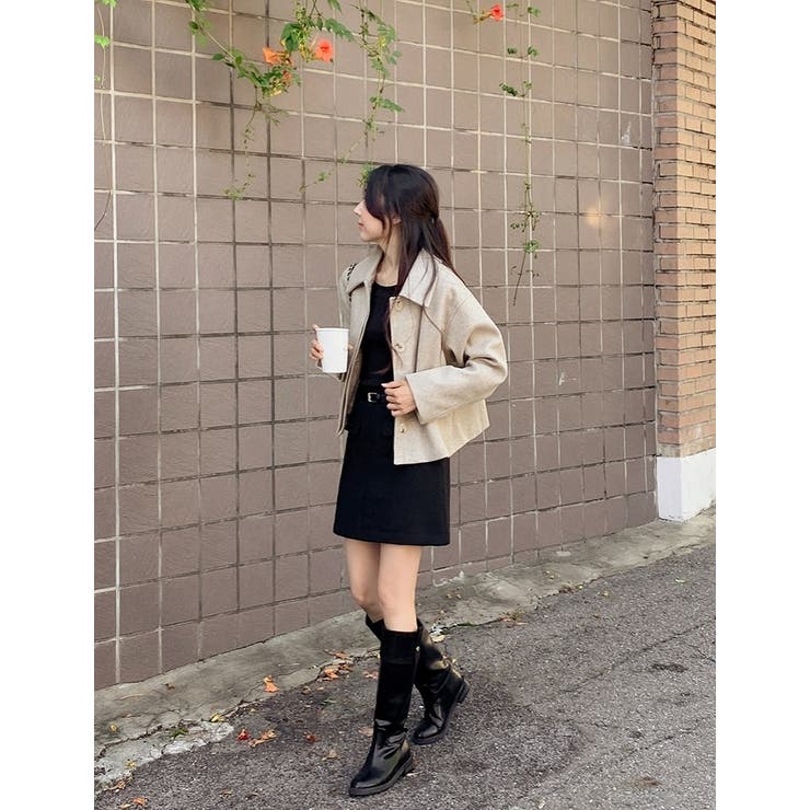 襟付きシングルブレストメルトンジャケット | Ulysses | 詳細画像9 