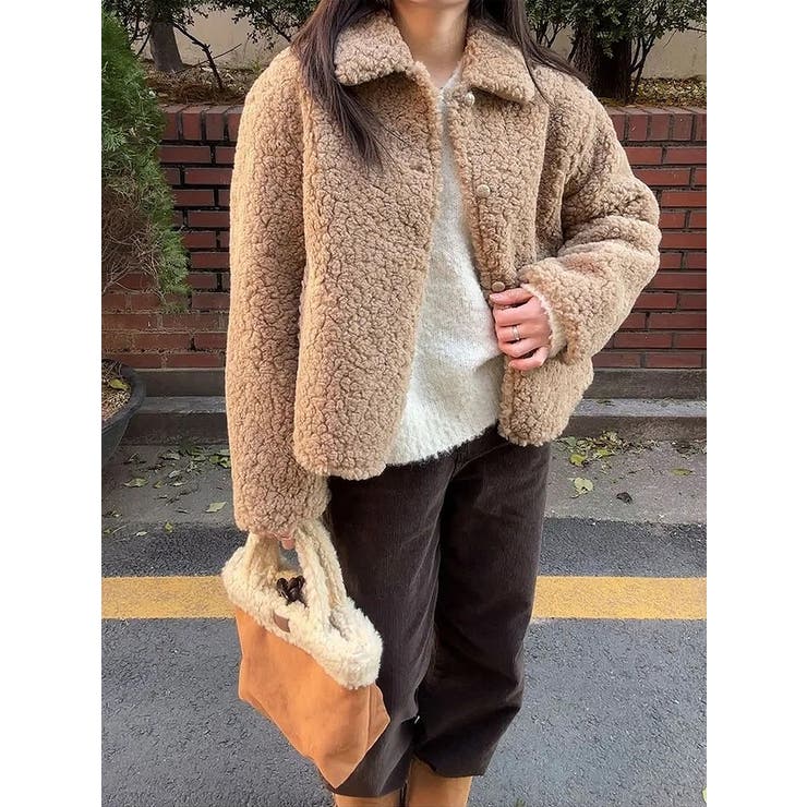 ブラウン | 襟付きシングルブレストジャケット | Ulysses