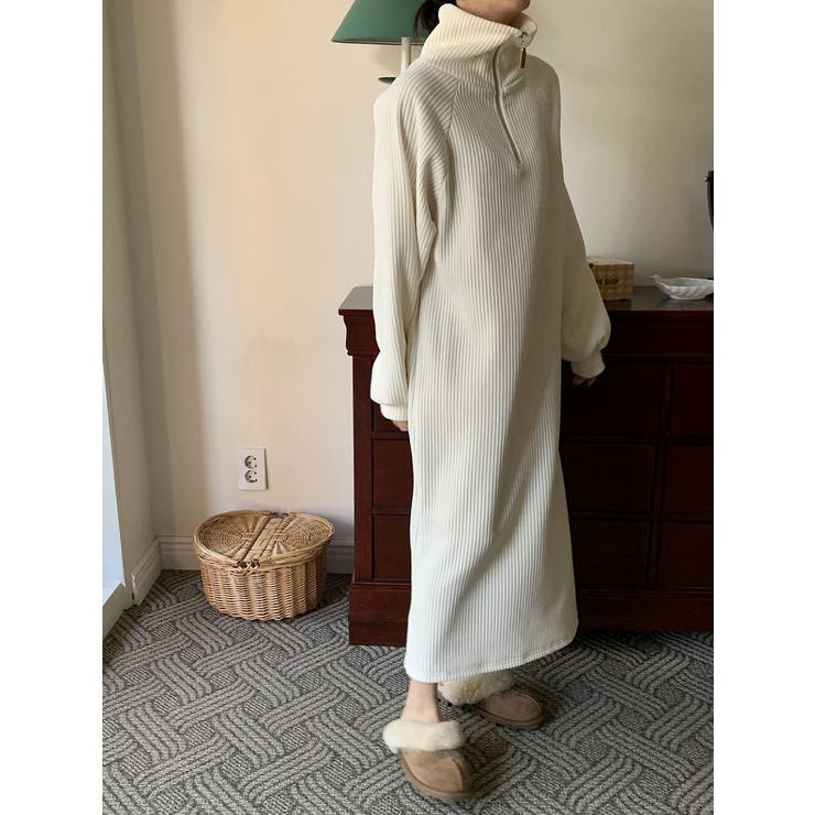 長袖スタンドカラーワンピース | Ulysses | 詳細画像4 