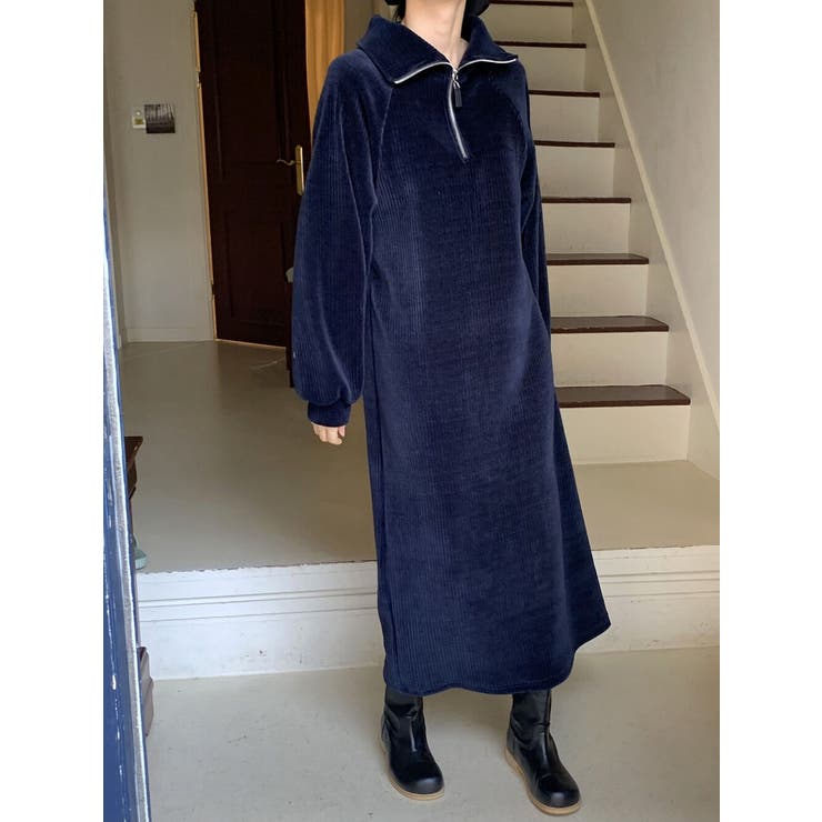 長袖スタンドカラーワンピース | Ulysses | 詳細画像5 