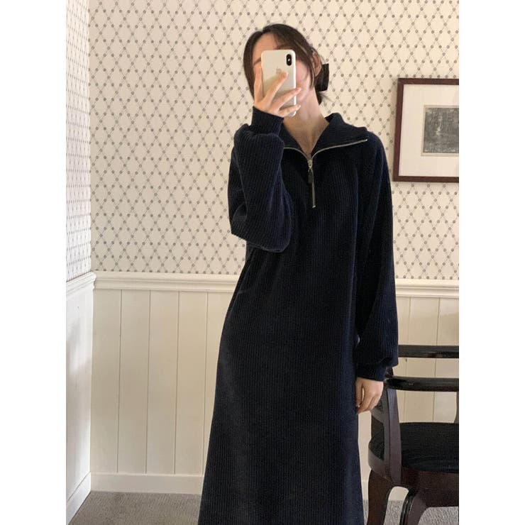 長袖スタンドカラーワンピース | Ulysses | 詳細画像7 