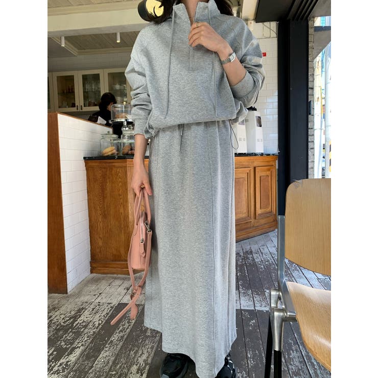 グレー | スウェットトップススカートセットアップ | Ulysses